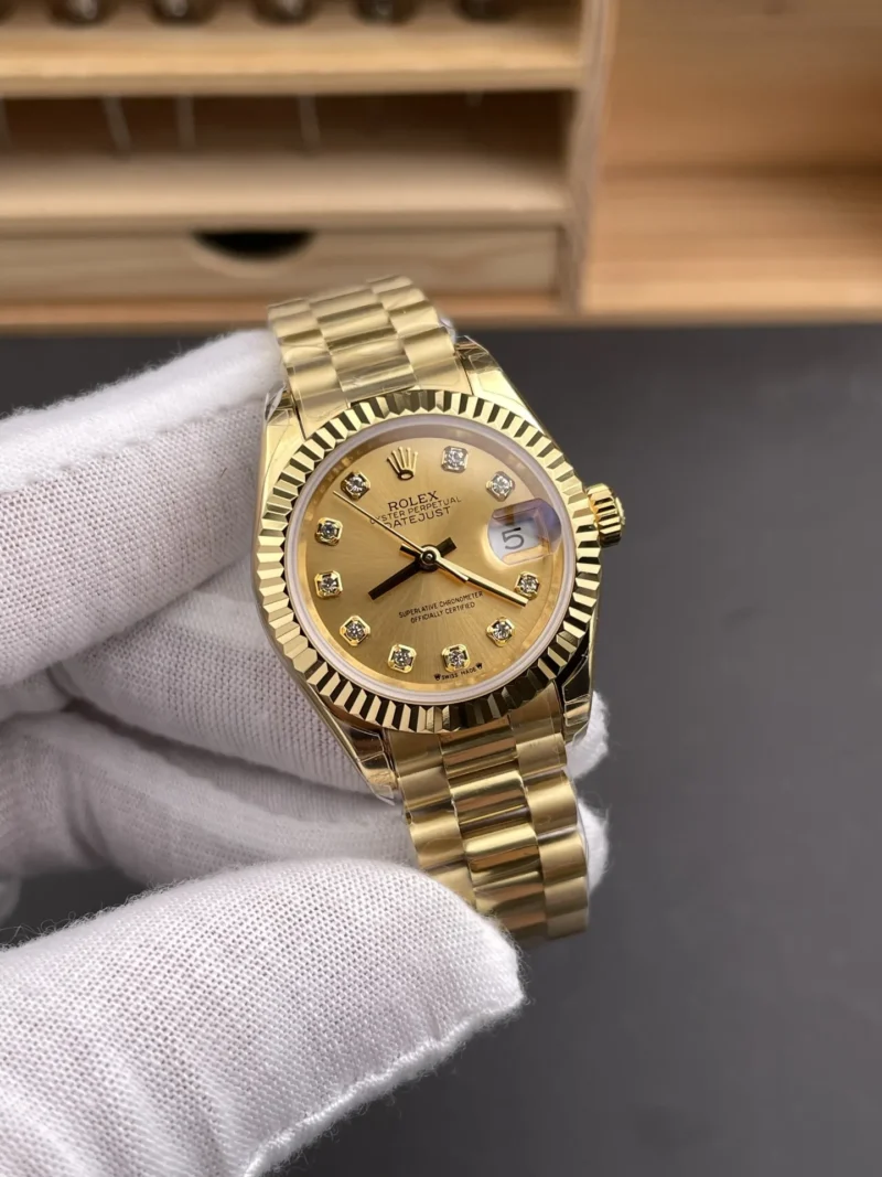Rolex Datejust Diamond Markers Ladies 28mm