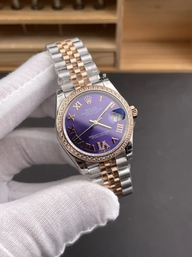 Rolex Datejust Rose Gold Ladies 31mm