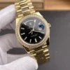Rolex Day-Date Black Baguette Diamond 40mm