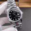 Rolex Day-Date Black Baguette Diamond 40mm