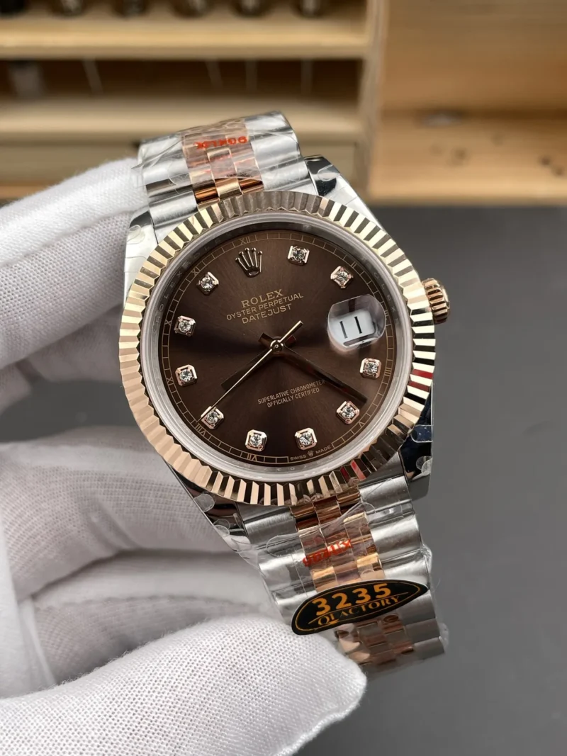 Rolex Datejust Two-Tone Rose Gold 41mm