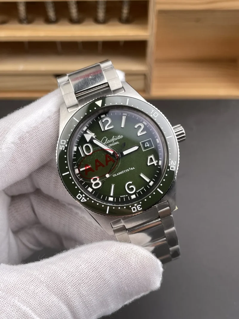 Glashutte Green Dial 39.5mm