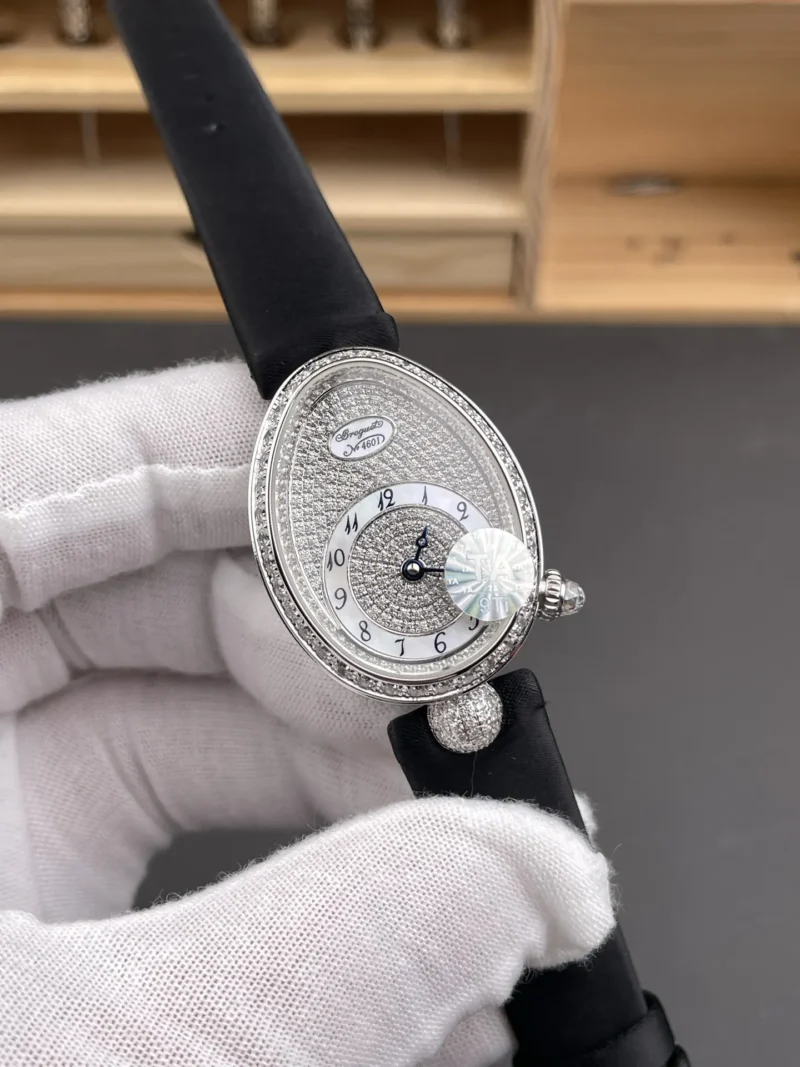 Breguet Reine de Naples Fully Diamond 33x25mm