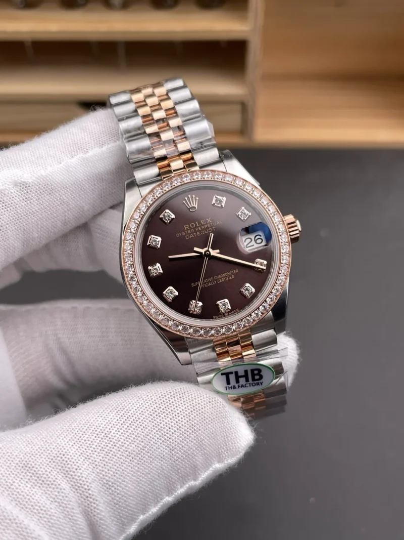 Rolex Datejust Two-Tone Rose Gold Ladies 31mm