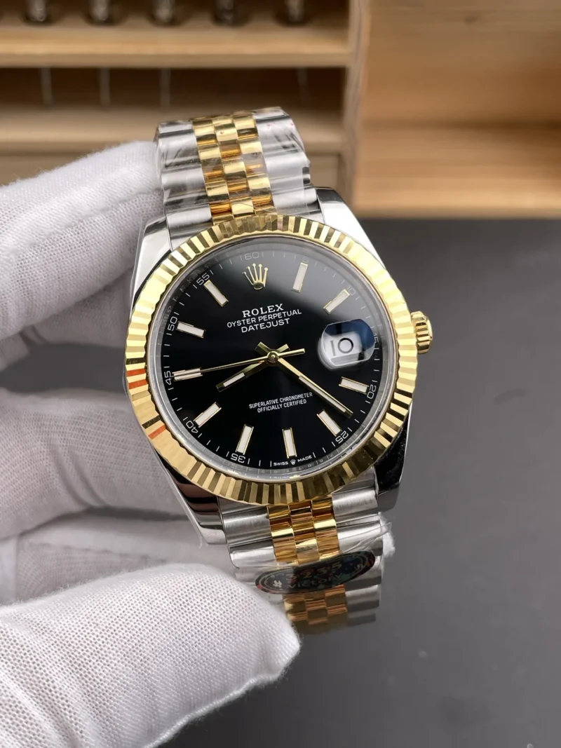 Rolex Datejust Two-Tone Black 41mm