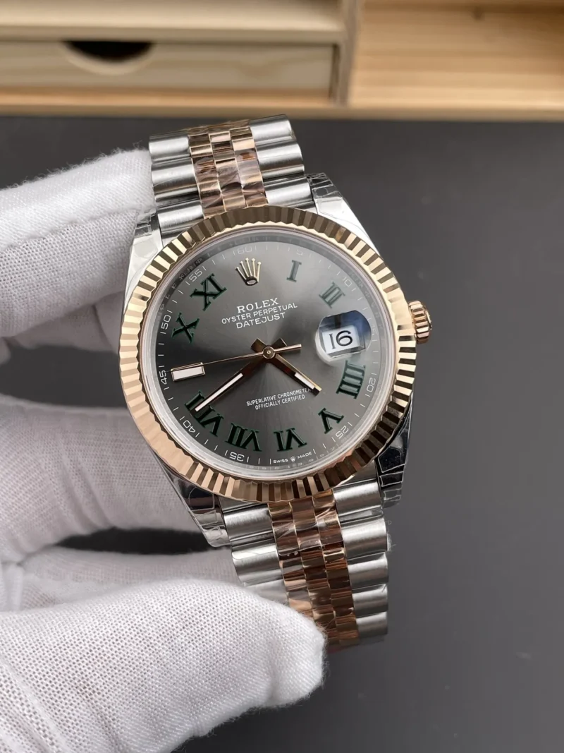Rolex Datejust Two-Tone Rose Gold 41mm