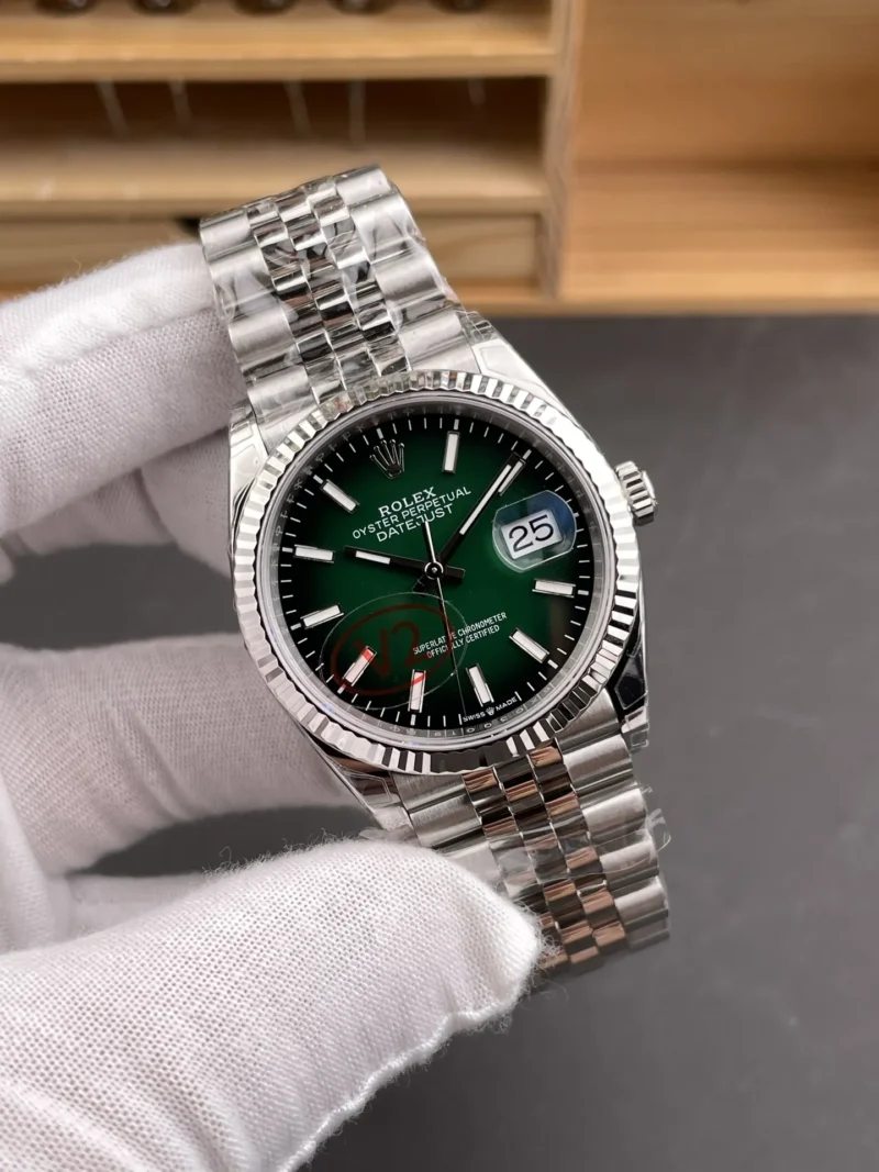 Rolex Datejust 123 G Smoked Green 36mm
