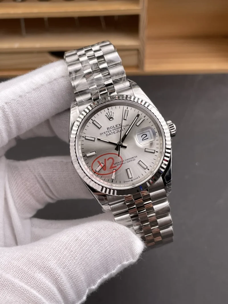 Rolex Datejust Silver 36mm