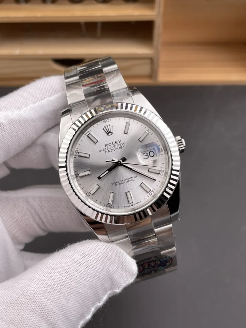 Rolex Datejust Silver 41mm