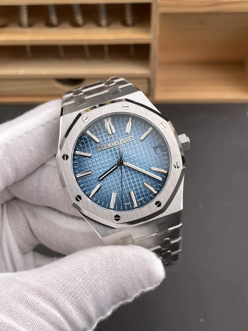 AP Royal Oak 15510 Smoked Blue 41mm