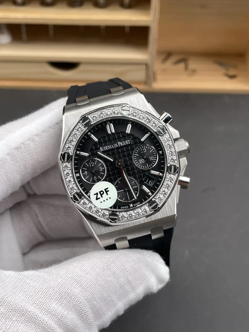 AP Royal Oak Black Dial 37mm