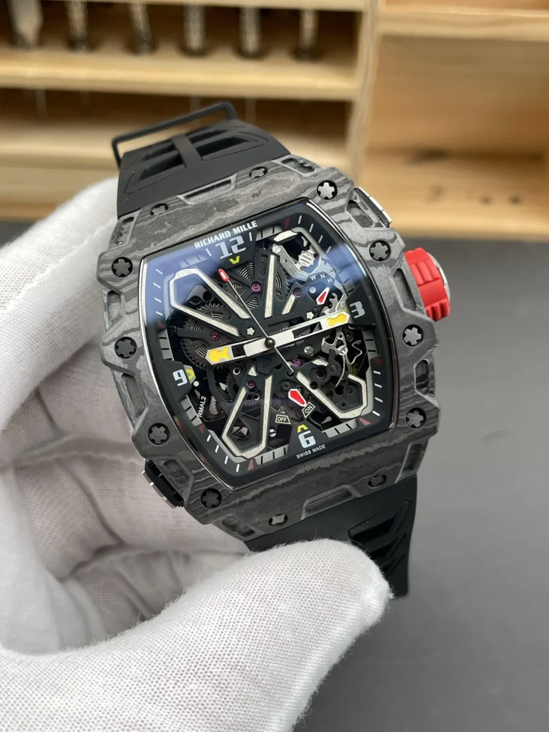 Richard Mille RM35-03 RMAL2 Carbon Fiber 50x43.2mm