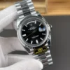 Rolex Black Baguette Diamond 40mm