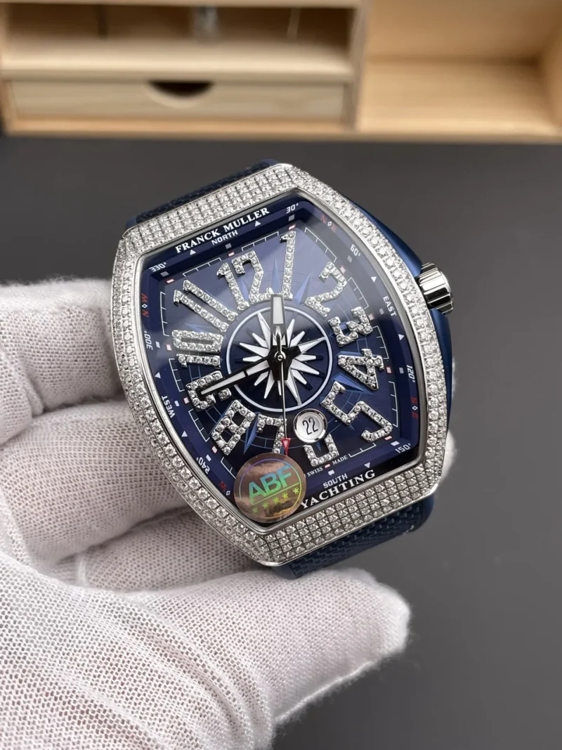 Franck Muller Vanguard Moissanite Diamond 44x54mm