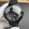 Cartier Ballon Bleu Black Vader 42mm
