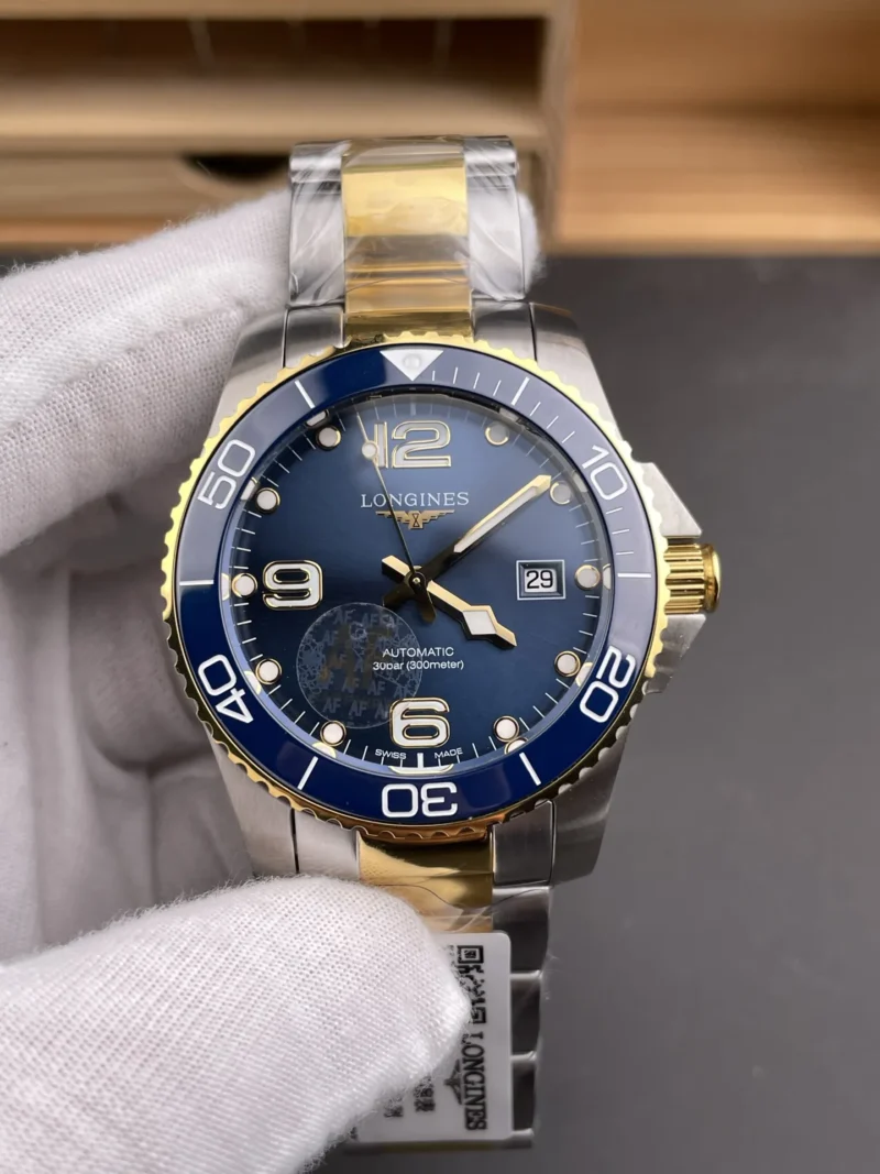 Longines Conquest Two-Tone Blue 43mm