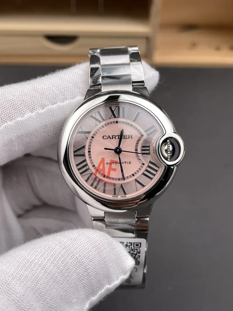Cartier Ballon Bleu Pink Dial 33mm