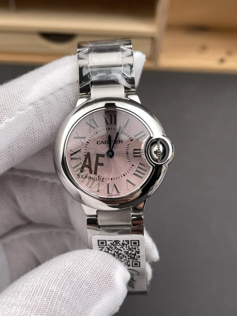 Cartier Ballon Bleu Pink Ladies 28mm