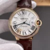 Cartier Ballon Bleu Diamond Bezel 42mm