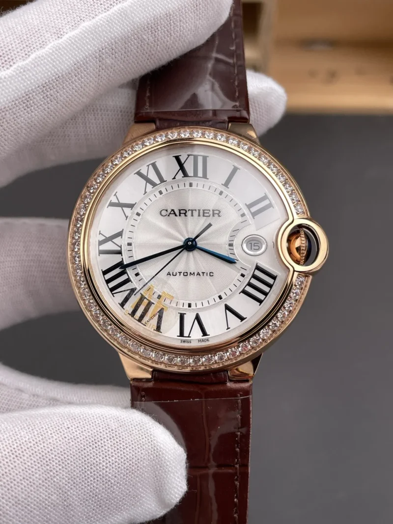Cartier Ballon Bleu Diamond Bezel 42mm