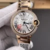 Cartier Ballon Bleu Diamond Bezel 33mm
