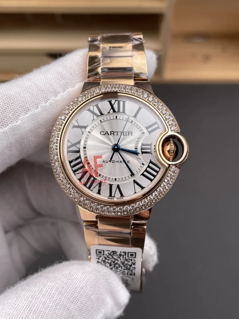 Cartier Ballon Bleu Diamond Bezel 33mm