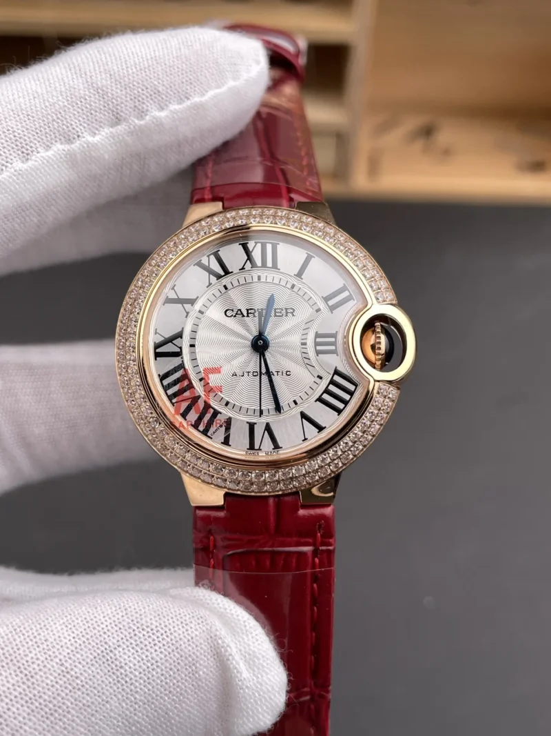 Cartier Ballon Bleu Diamond Bezel 33mm