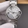 Cartier Ballon Bleu Diamond Bezel 33mm