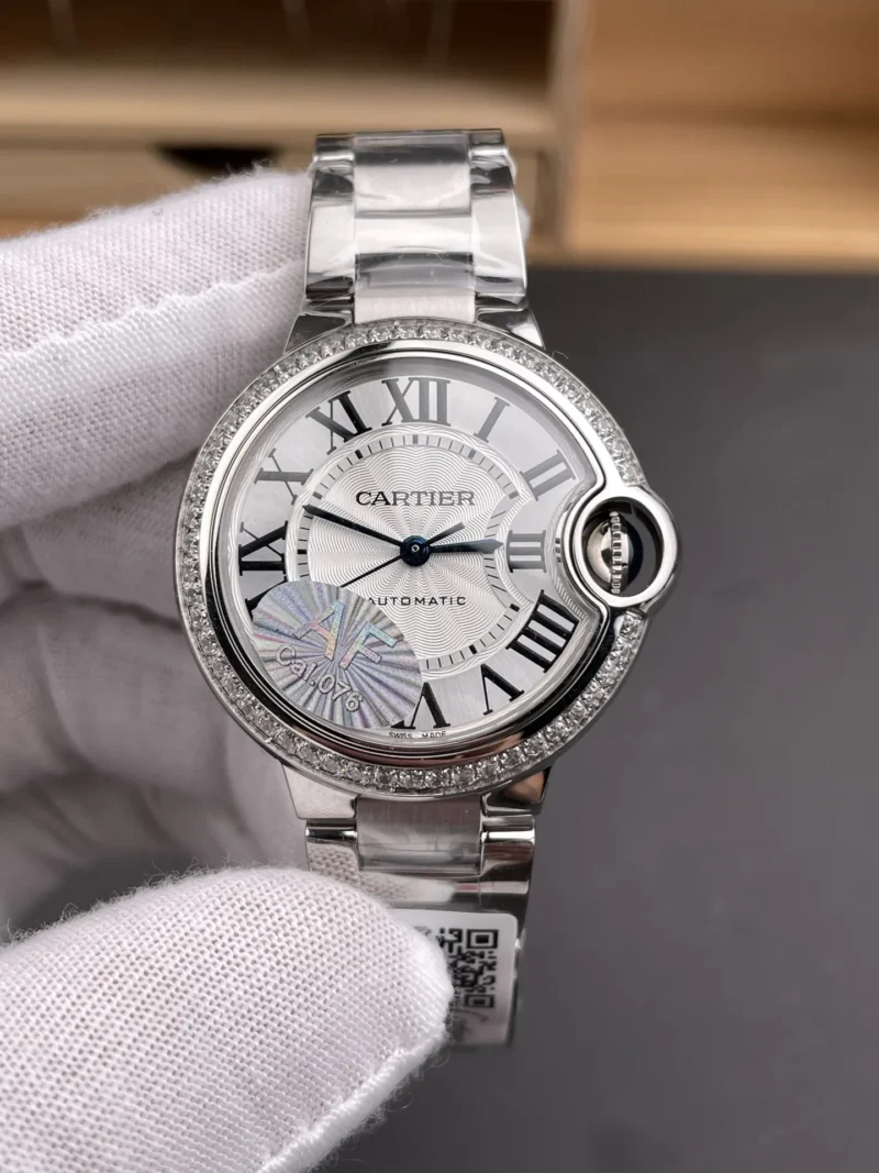 Cartier Ballon Bleu Diamond Bezel 33mm