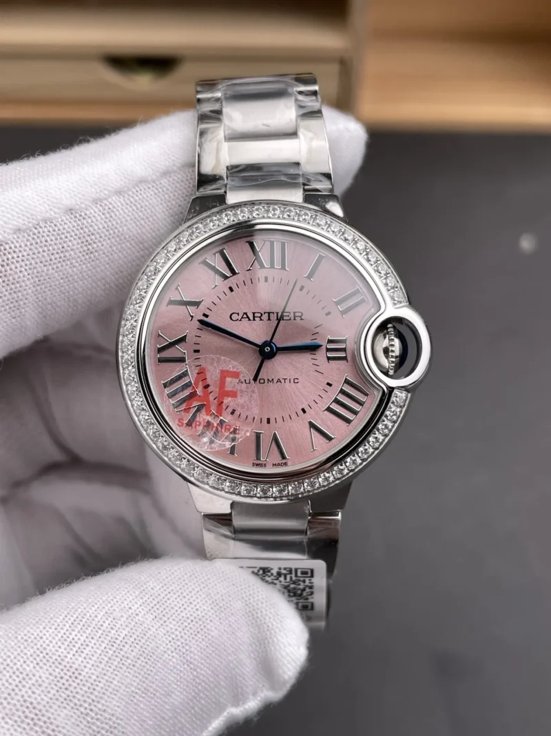Cartier Ballon Bleu Diamond Bezel 33mm