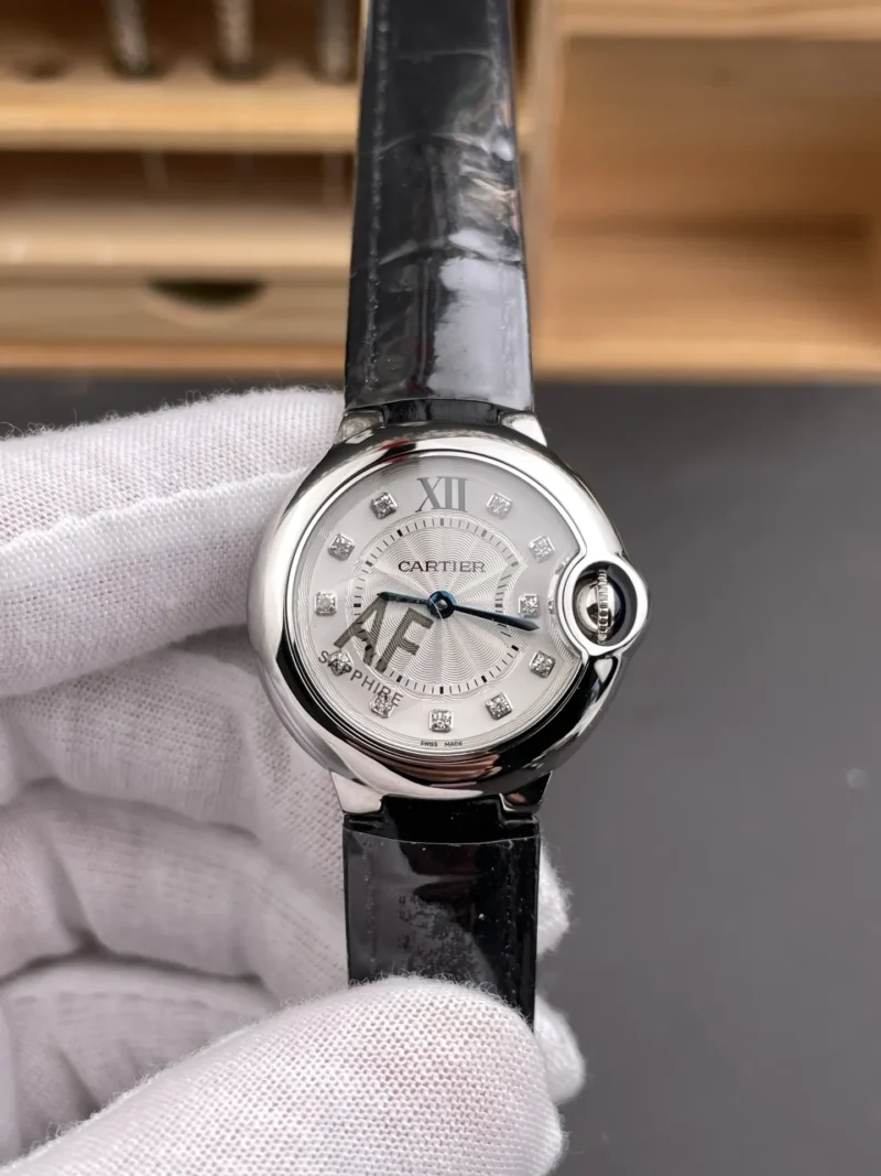 Cartier Ballon Bleu Diamond Markers Ladies 28mm