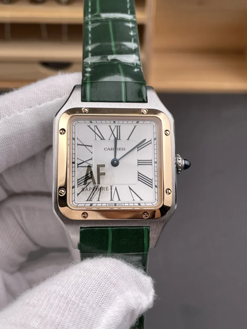 Cartier Santos Two-Tone Rose Gold 31.4x43.5mm