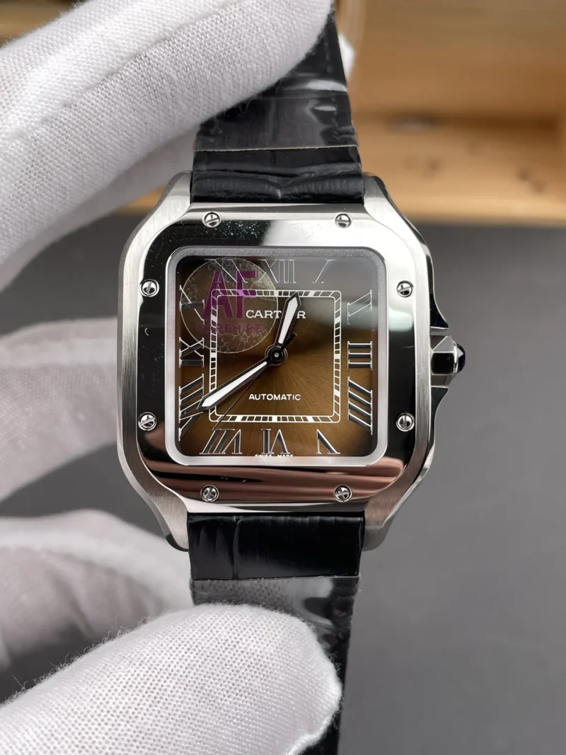 Cartier Santos Brown 35.1mm