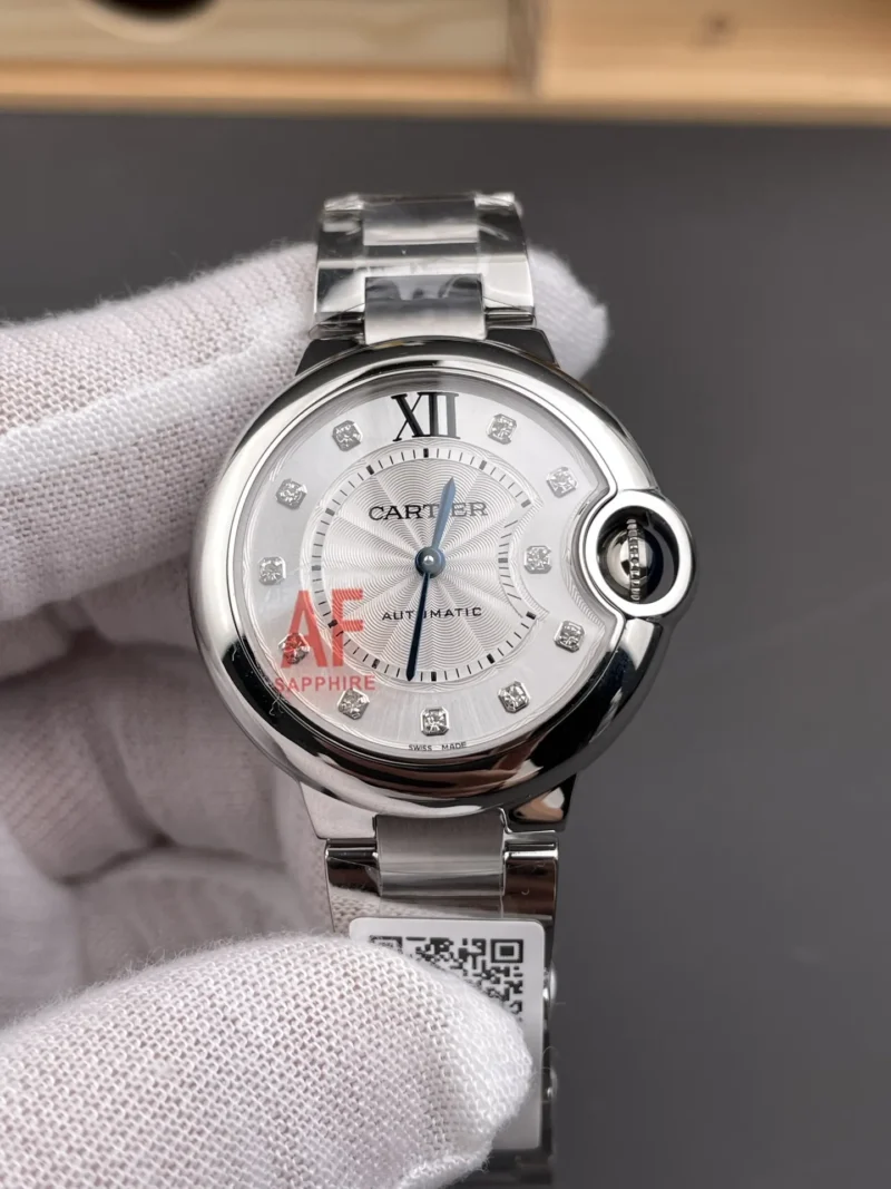 Cartier Ballon Bleu Diamond Markers 33mm