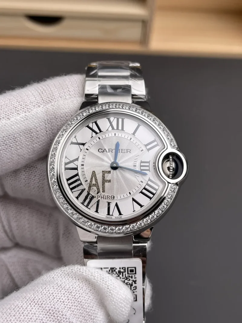 Cartier Ballon Bleu Diamond Bezel 33mm