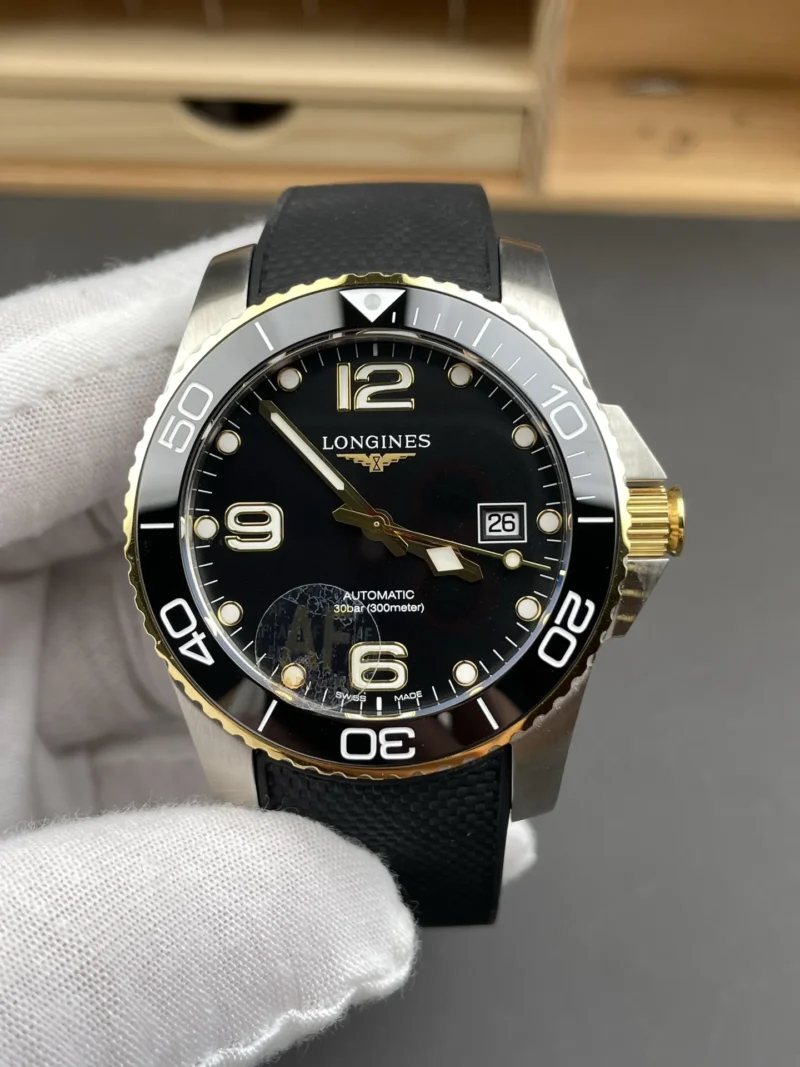 Longines Conquest Two-Tone Black 41mm