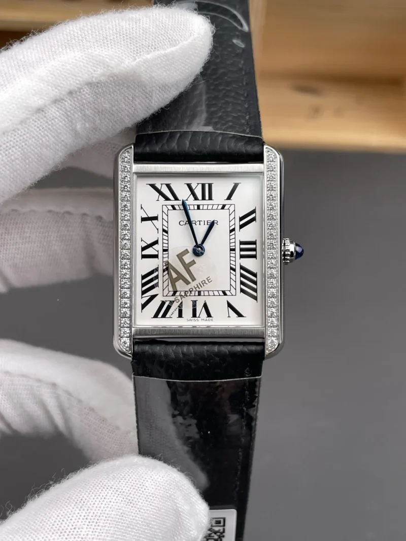 Cartier Tank Diamond Bezel 34.8x27.4mm