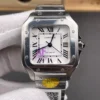 Cartier Santos White Dial 35.1mm