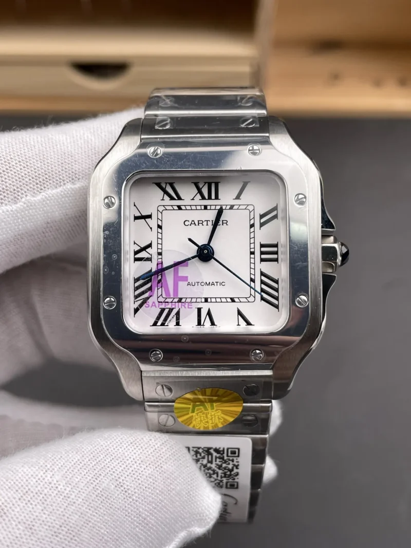 Cartier Santos White Dial 35.1mm