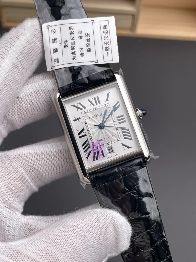 Cartier Tank Leather Strap Ladies 41x31mm