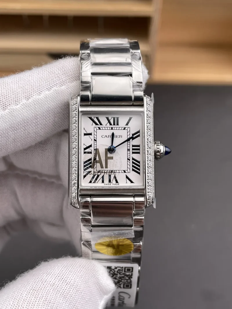 Cartier Tank Diamond Bezel 29.5x22mm