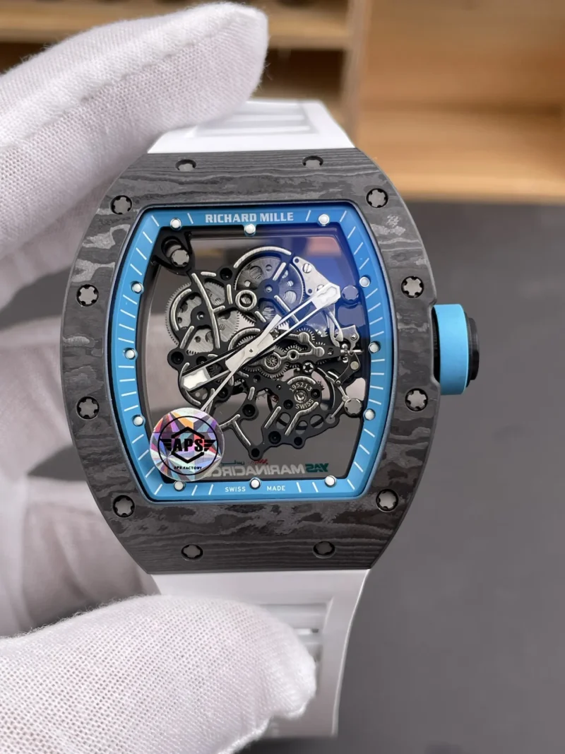 Richard Mille RM 055 Blue Dial 49.9x42.07mm