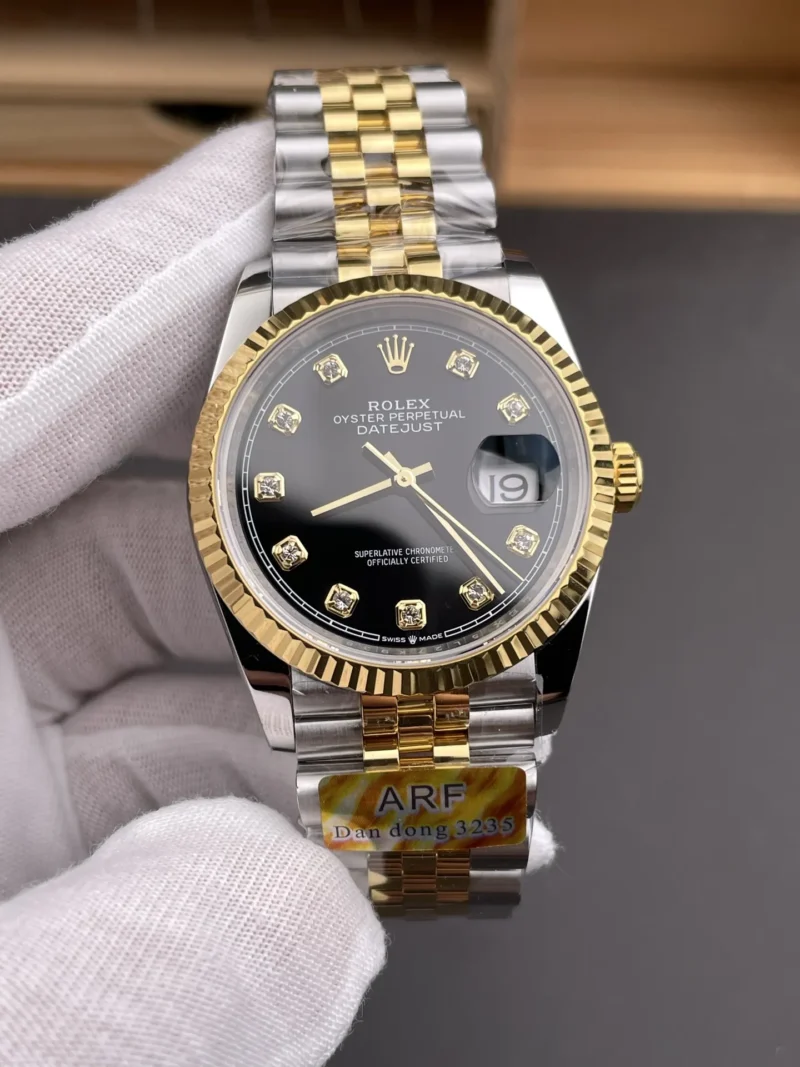 Rolex Datejust Two-Tone Black 36mm