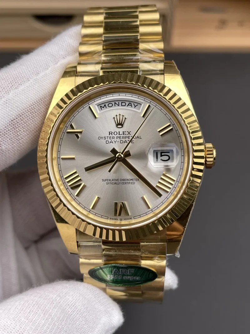 Rolex Day-Date Silver 40mm