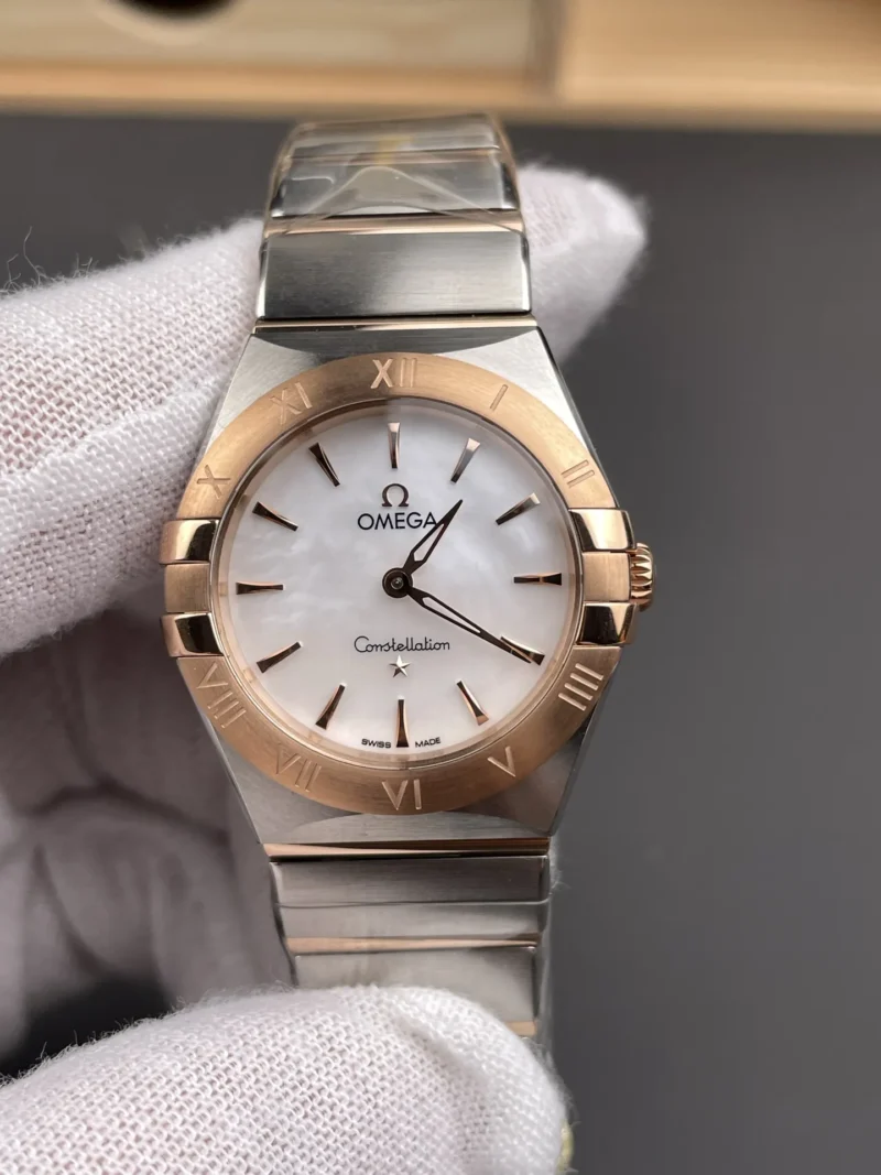 Omega Constellation Rose Gold Ladies 28mm