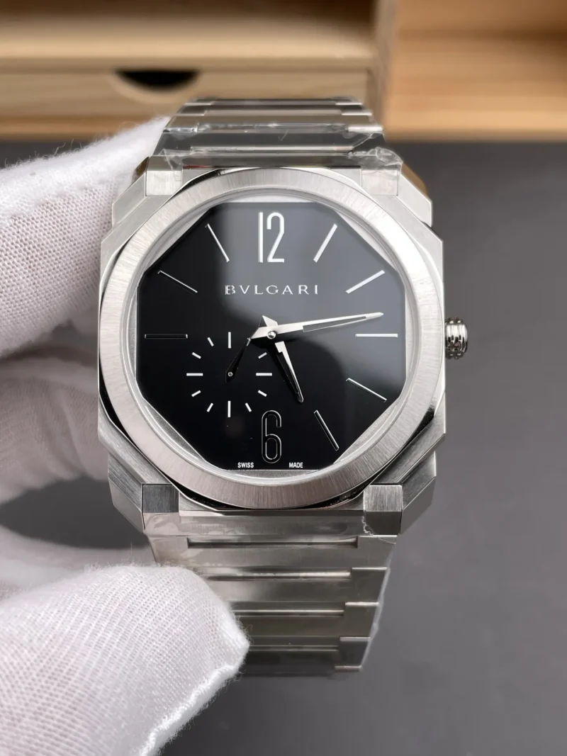 Bvlgari Octo Black Dial 40x7mm