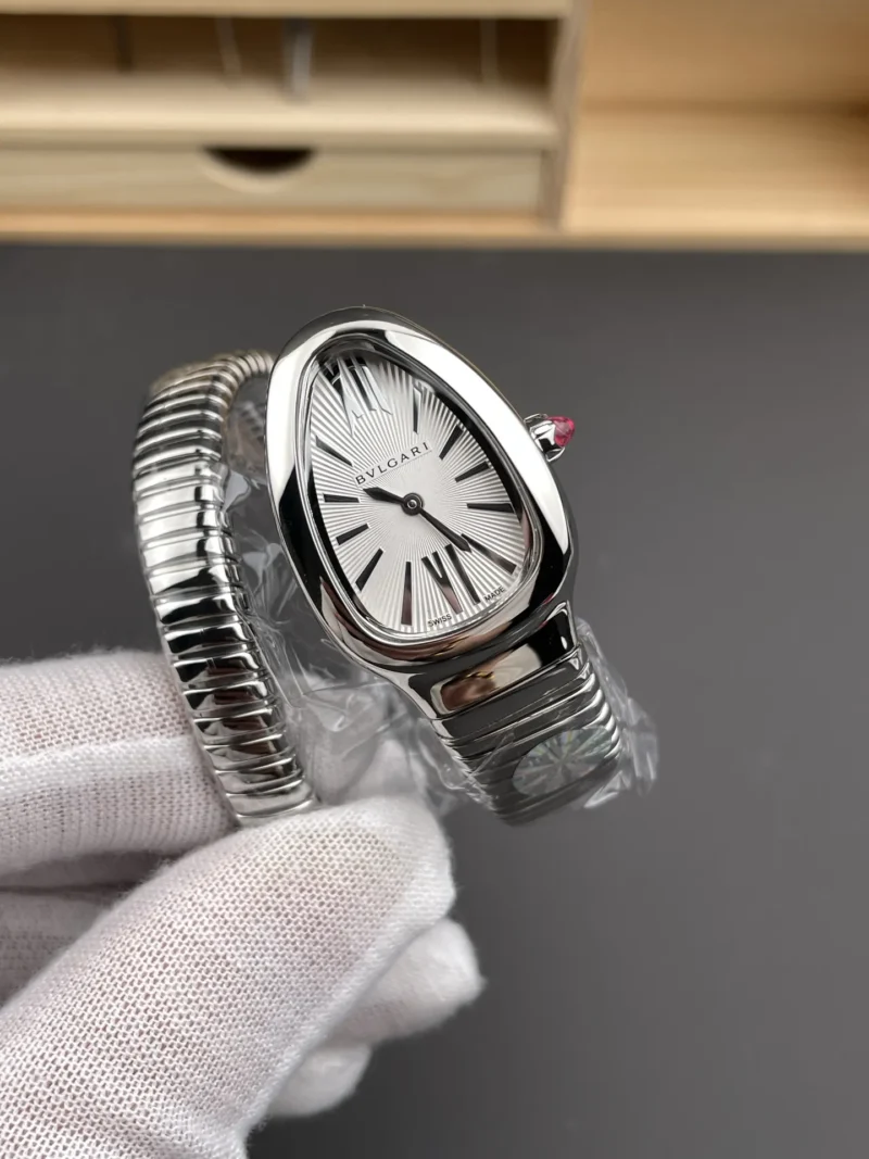 Bvlgari White Dial 35mm