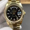 Rolex Day-Date Black Baguette Diamond 40mm
