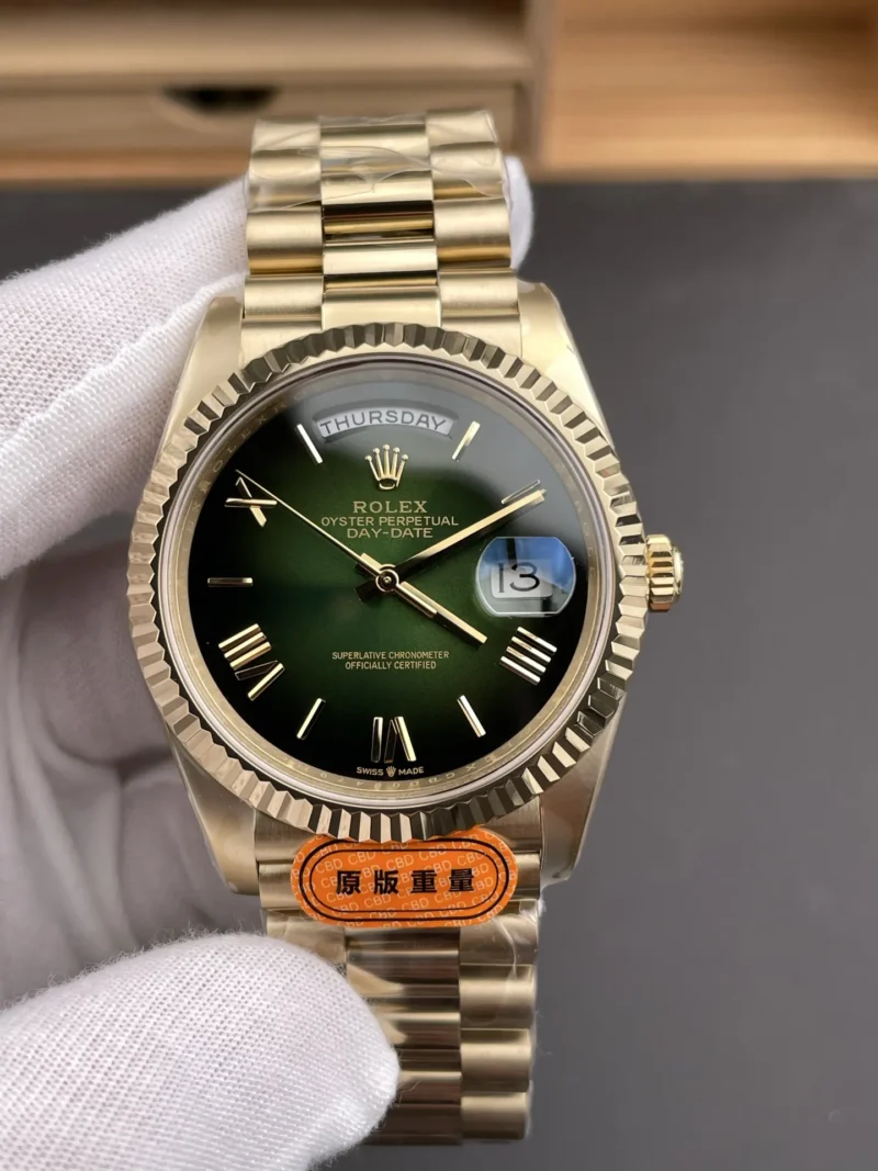 Rolex Day-Date Smoked Green 40mm