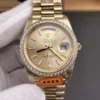 Rolex Day-Date Yellow Baguette Diamond 40mm